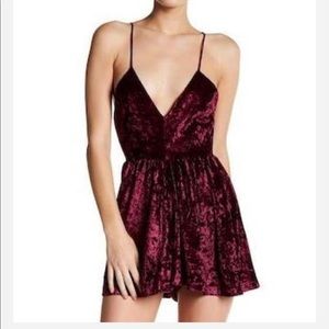 Sam Edelman Velvet Lounge Romper